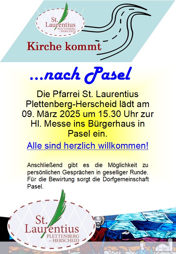 Plakat Kirche kommt