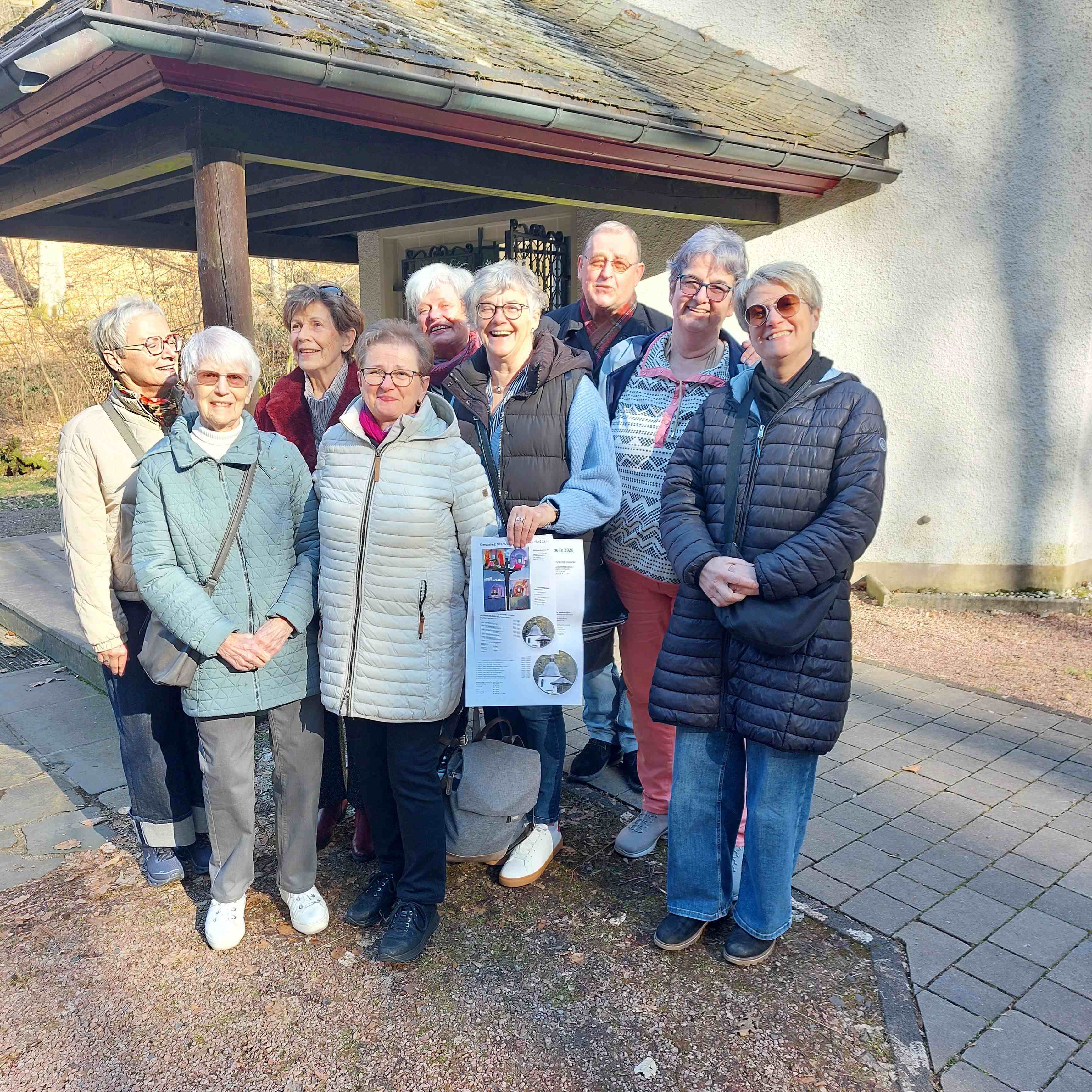 kfd St. Laurentius besucht die Wallfahrtskapelle Waldenburg